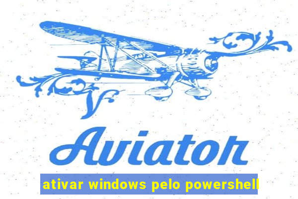 ativar windows pelo powershell